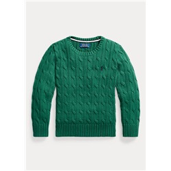 Boys 2-7 Cable-Knit Cotton Sweater