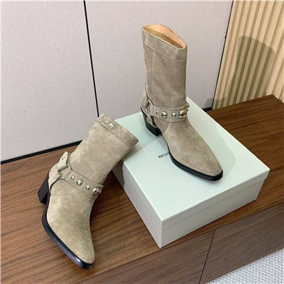 Женские теплые сапоги-казаки  без меха  БРУНЕЛЛО КУЧИНЕЛЛ*И