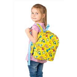 Рюкзак Малыш Динозавры. Желтый фон