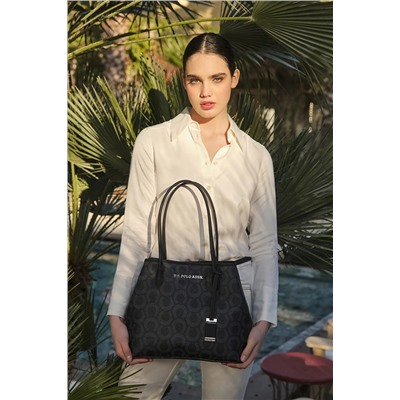 U.S. Polo Assn. Sıyah-sıyah Kadın Omuz Çantası Us23203 US23203