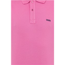 Erkek Pembe Basic Polo Yaka Tişört