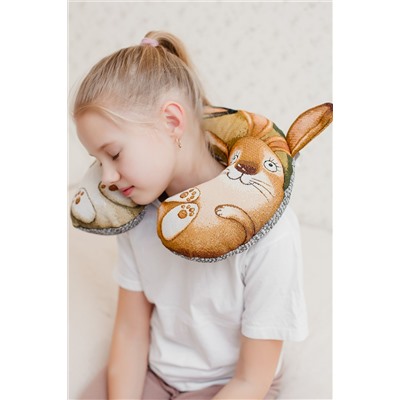 Подушка игрушка С любовью зайчата 30*40