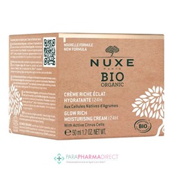 Nuxe BIO Organic - Crème Riche Eclat Hydratante 24H 50 ml