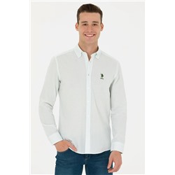 Erkek Yeşil Uzun Kollu Gömlek