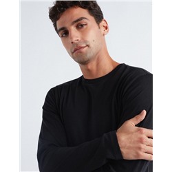 Long Sleeve T-shirt, Men, Black