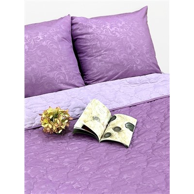 Комплект постельного белья с одеялом New Style КМ-026 сирень-лаванда