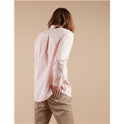 Pocket Striped Oxford Shirt, Men, Orange
