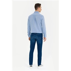 Erkek Koyu Mavi Jean Pantolon
