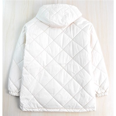 Женская  стеганая свободная повседневная тонкое хлопковая куртка с капюшоном