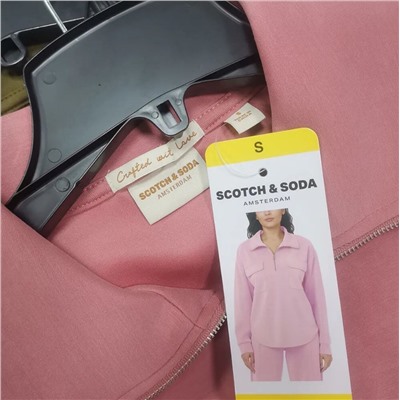 Женская свободная кофта с длинным рукавом и воротником-стойкой