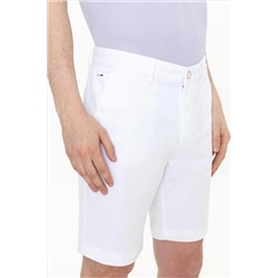 Erkek Beyaz Dokuma Şort