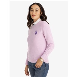 LARGE LOGO CREW NECK SWEATER