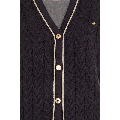 Kadın Lacivert Triko Hırka