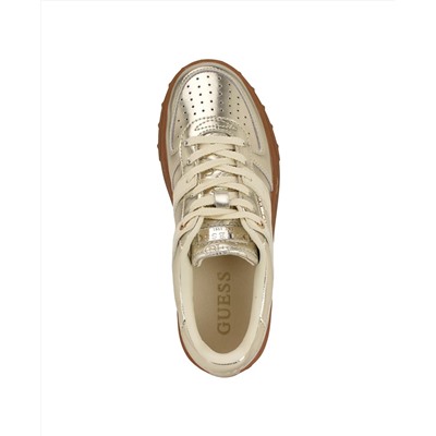 GUESS Women's Inart Low Profile Sporty Gum Bottom Lace-Up Sneakers - зотоло