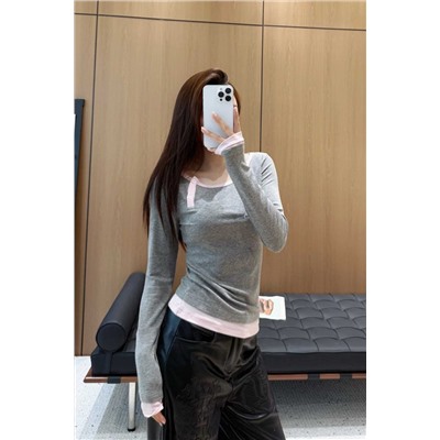 Женский тонкий лонгслив СЕЛИ*Н