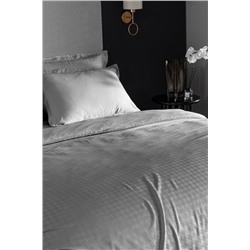 Lune King Size Bambu Saten Nevresim Takımı - Taş