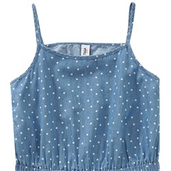 Mädchen Kleid im Denim-Look