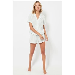 Camisa de pijama - Verde agua