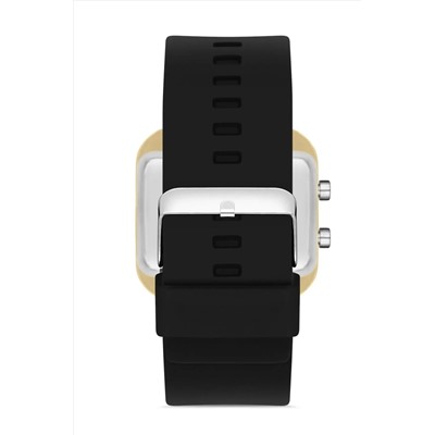 Aqua Di Polo 1987 Unisex Siyah Silikon Dijital Led Kol Saati Apwr033002