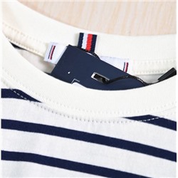 Повседневная хлопковая футболка в полоску ТОММИ ХИЛФИГЕ*Р