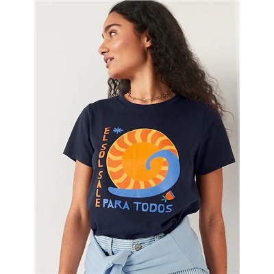 Matching Graphic T-Shirt for Women