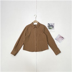 Женская рубашка свободного кроя со стразами  🖤МАНГ*О