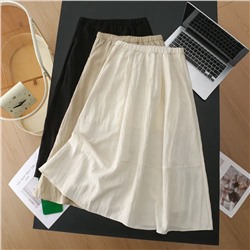 Юбка из прохладного тенселя и льна, в которой не будет жарко