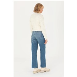 Kadın Mavi Jean Pantolon