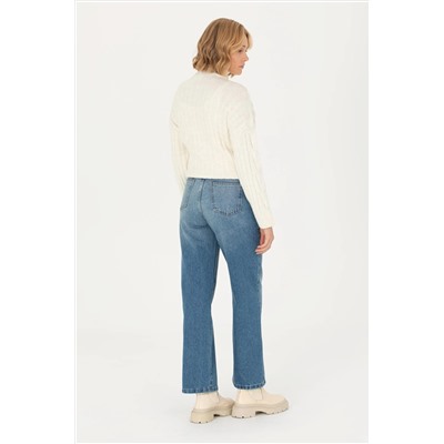 Kadın Mavi Jean Pantolon