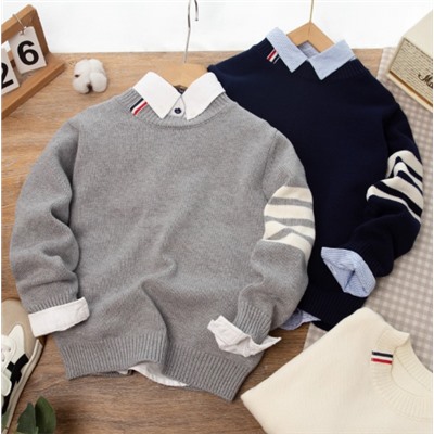 Вязанный свитер для мальчиков