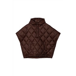 Anorak con capucha Marrón