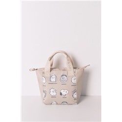 Bolsa térmica porta alimentos beige Snoopy