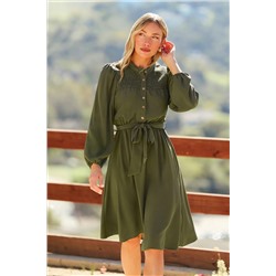 Ride It Out Green Midi Dress