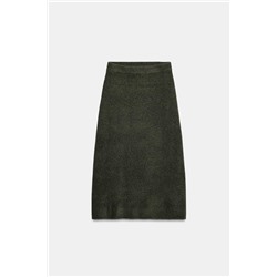 SOFT-TOUCH KNIT MIDI SKIRT