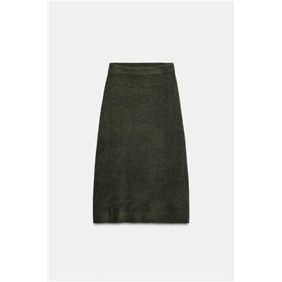 SOFT-TOUCH KNIT MIDI SKIRT