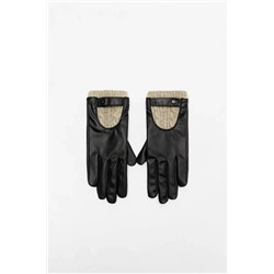 Женские перчатки из комбинированных материалов  ZAR*A