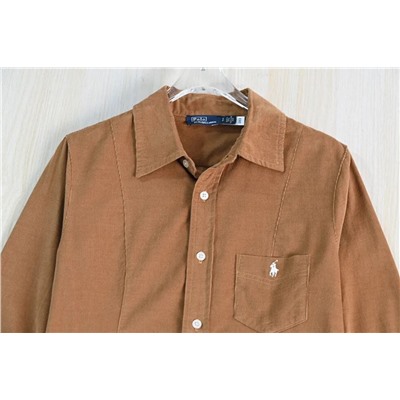 Женское вельветовое хлопковое платье-рубашка РАЛЬ*Ф Л