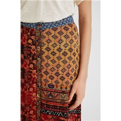 Falda larga floral