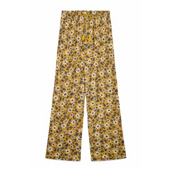 Pantalón largo estampado flores