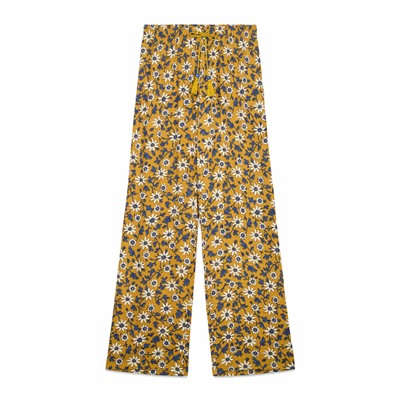 Pantalón largo estampado flores