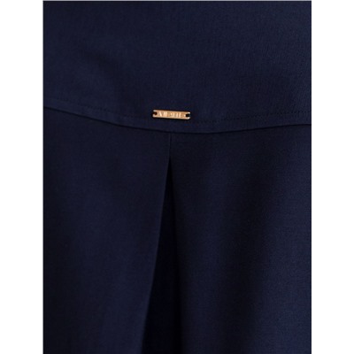 Блузка с широкими рукавами 3/4 из плотного лиоцелла