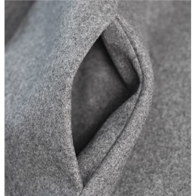 Женское однобортное пальто из искусственной шерсти ZAR*A