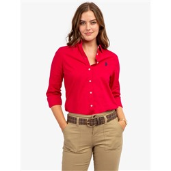 SOLID STRETCH POPLIN SHIRT