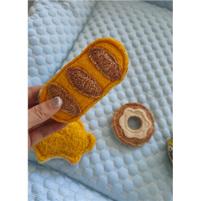 Игрушка для кошек из люфы. В наборе 3 игрушки