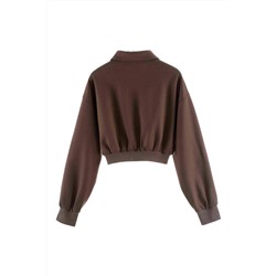 Sudadera Caqui