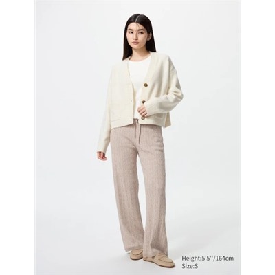 Моющиеся трикотажные брюки с косами