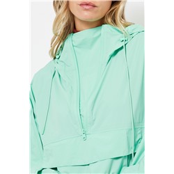 Poncho con capucha - Verde