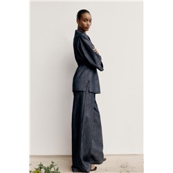WIDE LEG LINEN PANTS