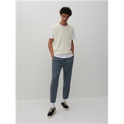 Брюки морковного кроя