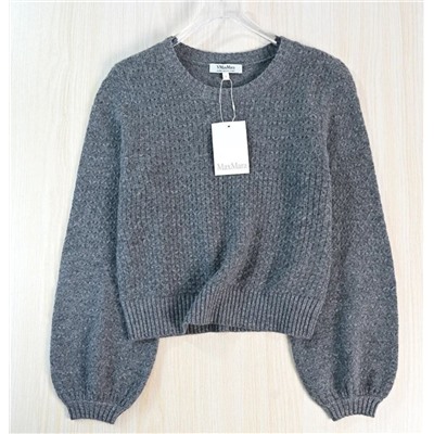 Женский вязаный крючком шерстяной свитер Макс Мар*а